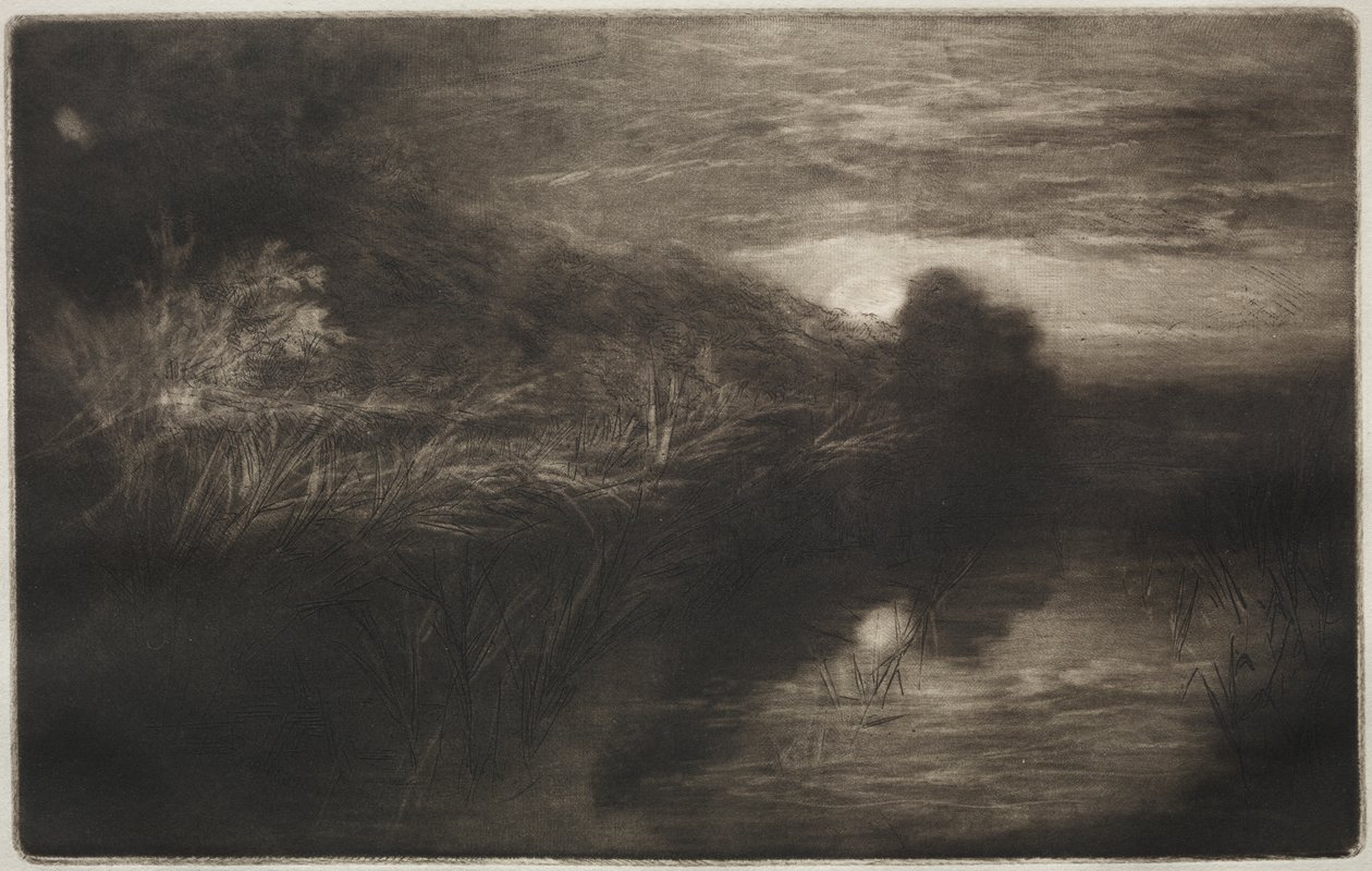 Winchelsea kanal av Francis Seymour Haden