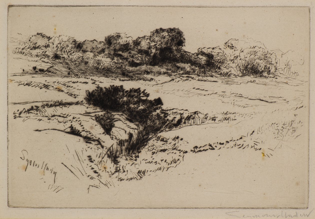 Windmill Hill No.2 av Francis Seymour Haden