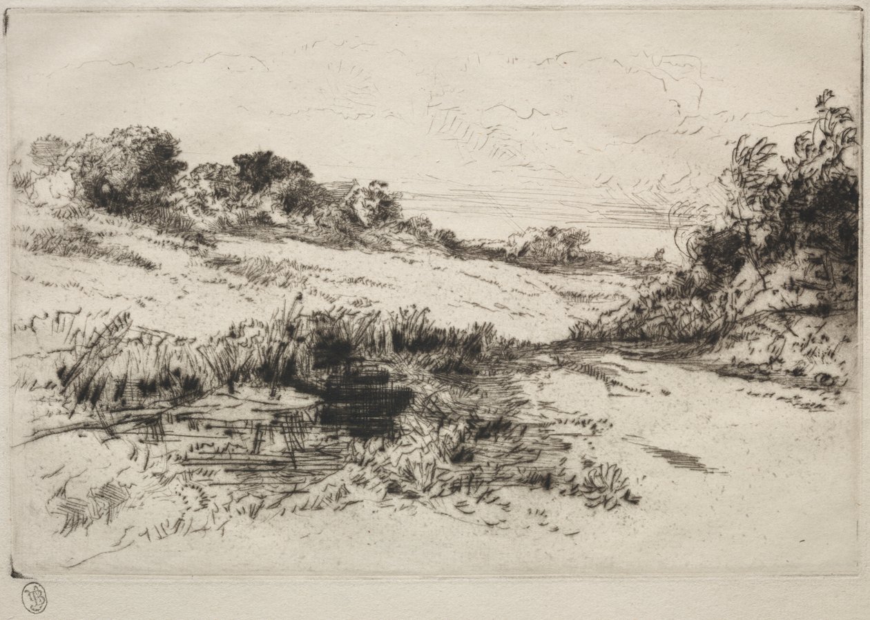 Windmill Hill, nr 1 av Francis Seymour Haden