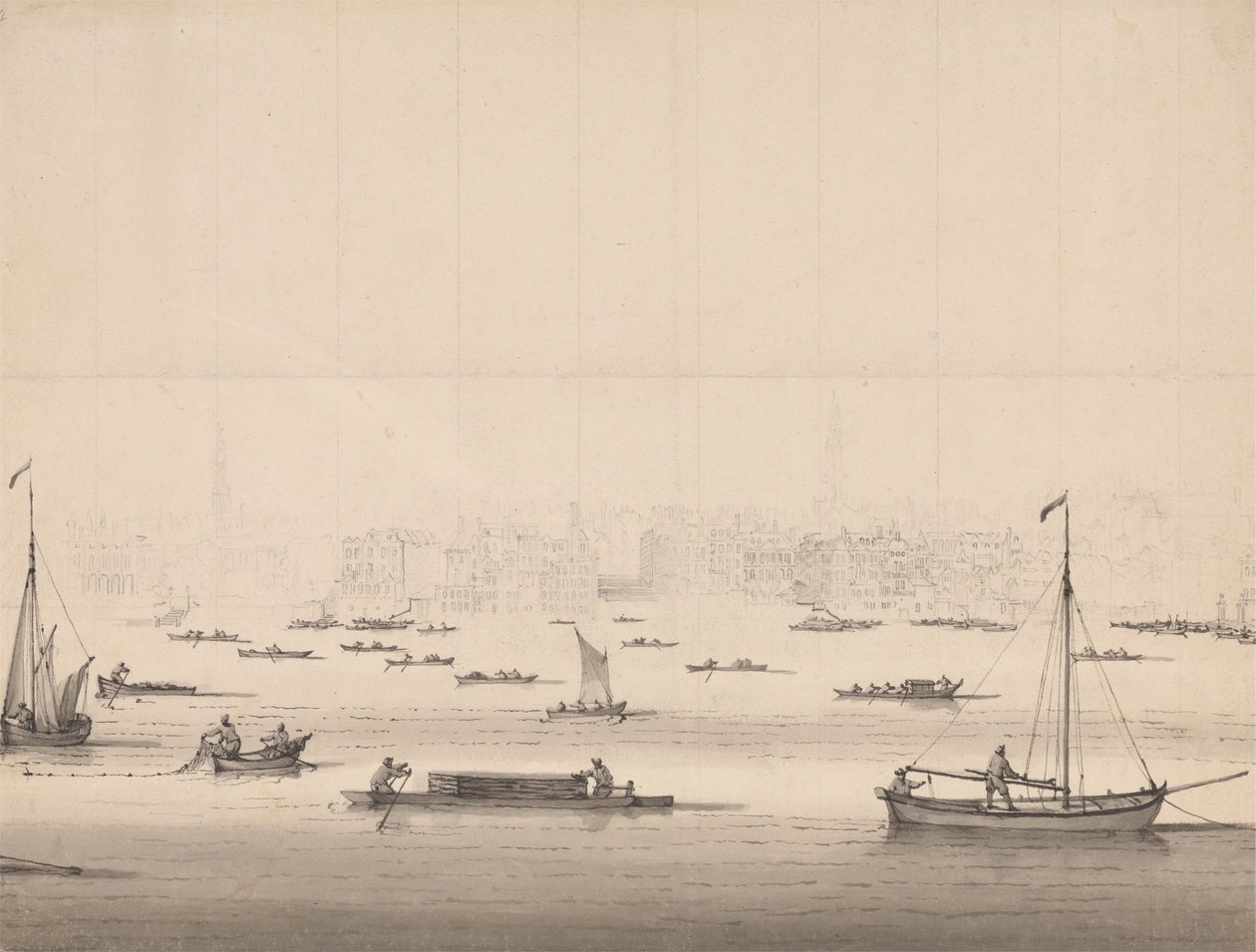 Fiskebåtar av Francis Swaine