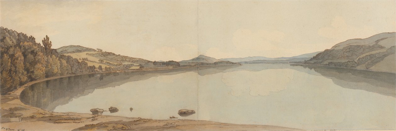 Sjön Windermere av Francis Towne
