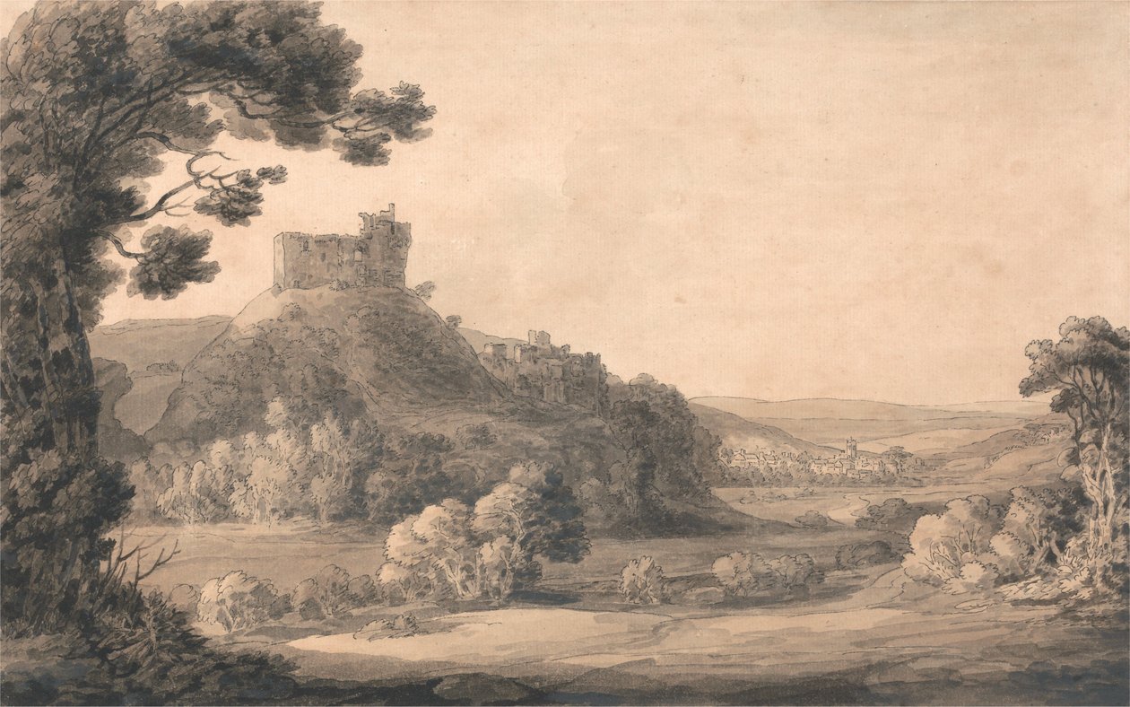 Okehampton Castle av Francis Towne