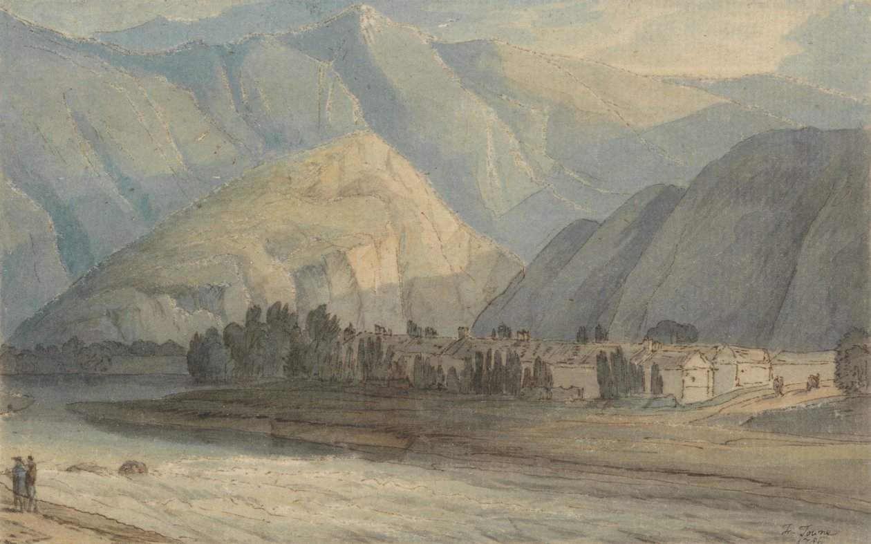 Grange vid spetsen av Keswick Lake av Francis Towne