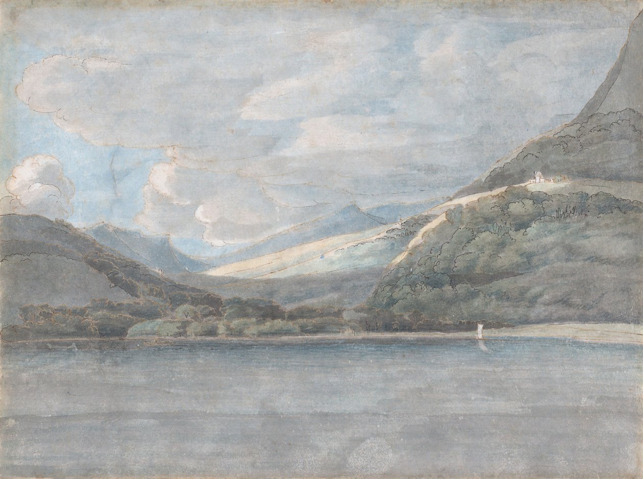 Utsikt över Comosjön den 27 augusti 1781. av Francis Towne