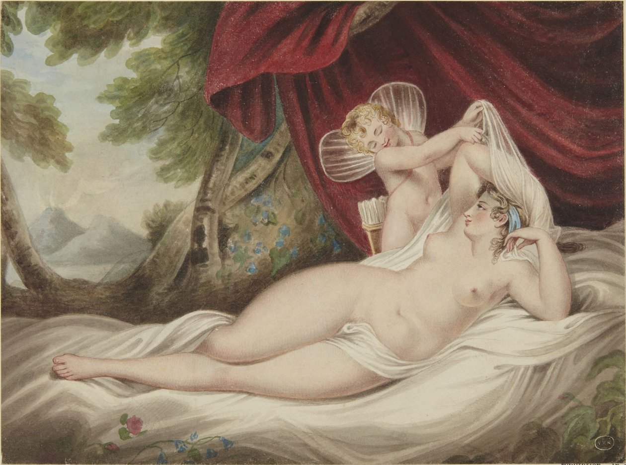 Amor avslöjar Venus av Francis Wheatley