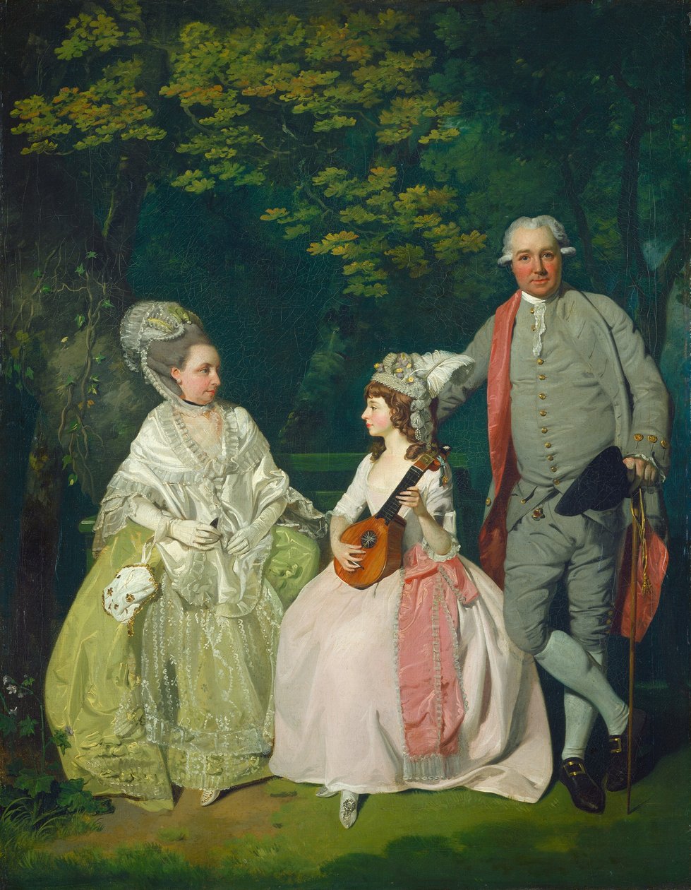 Familjegrupp, c. 17751780. av Francis Wheatley