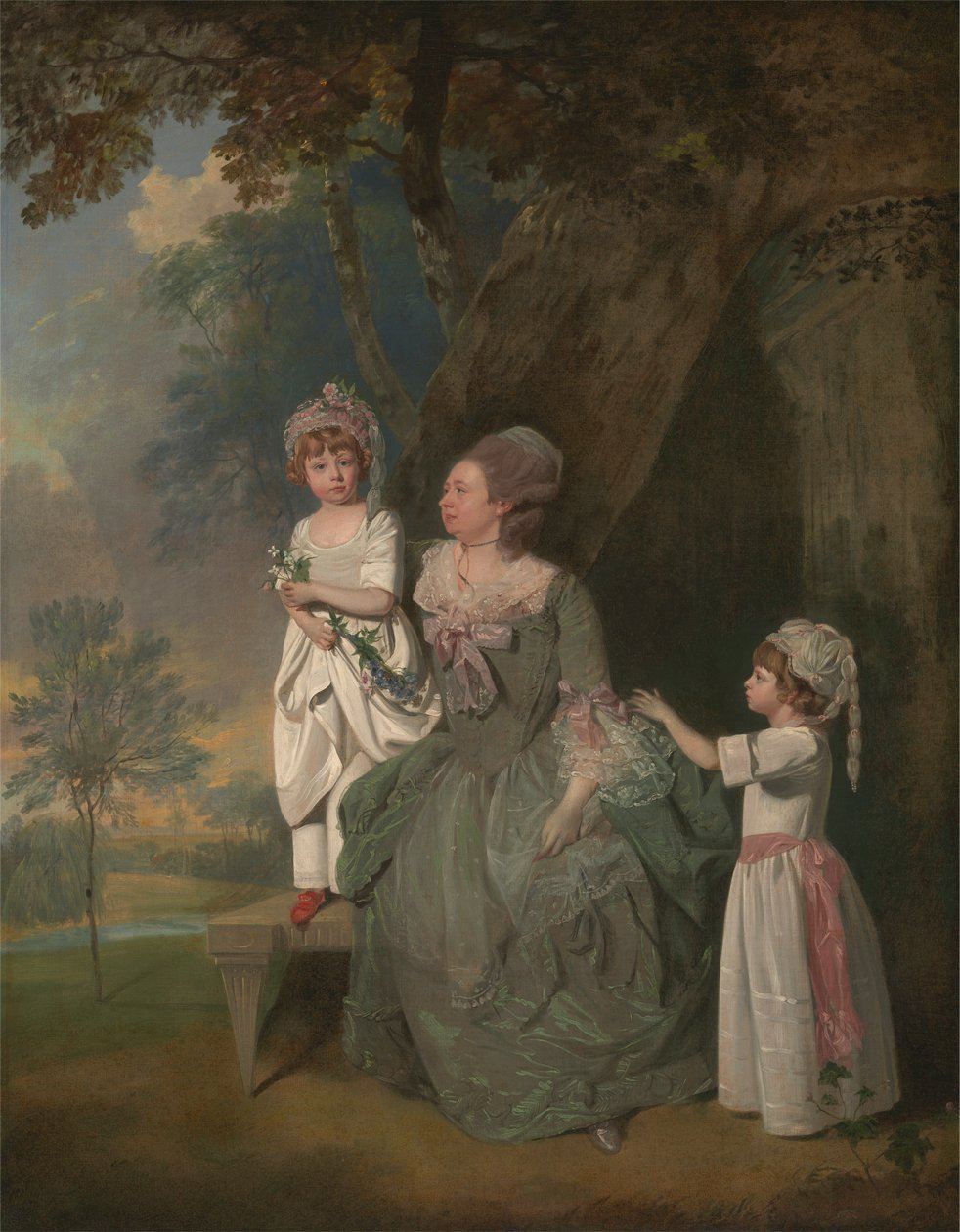 Mrs Barclay och hennes barn av Francis Wheatley