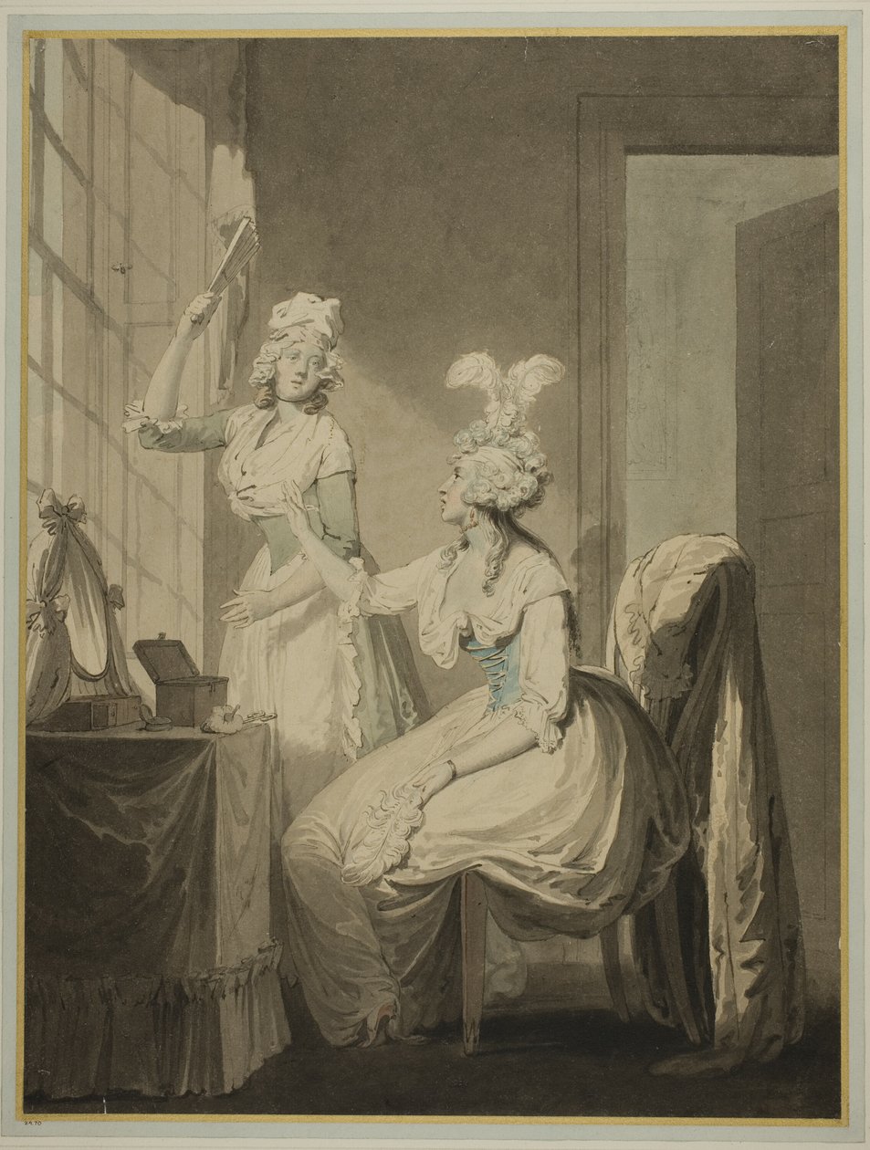 Damen och getingdrottningen av Francis Wheatley