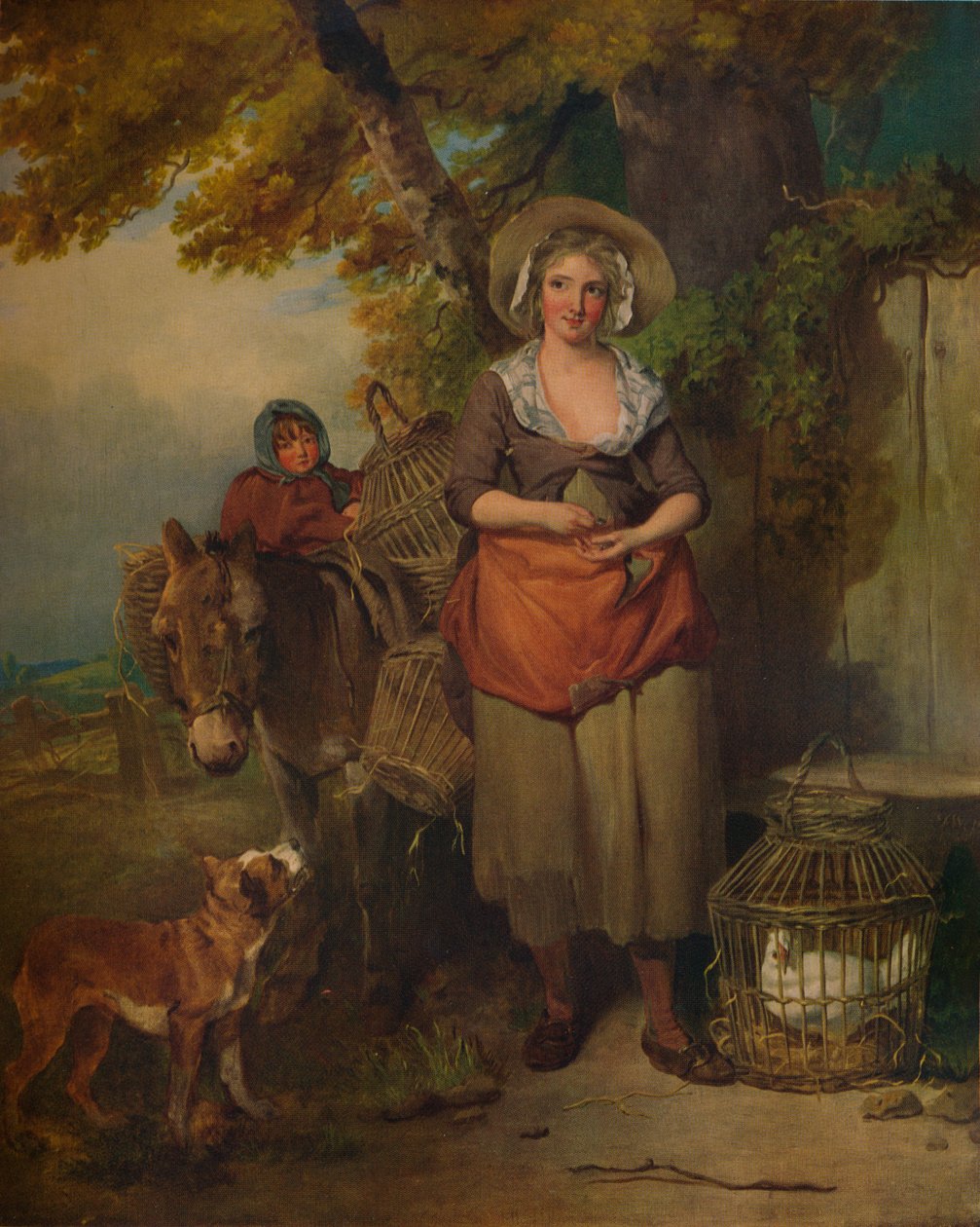 Återkomsten från marknaden, 1786, 1938 av Francis Wheatley