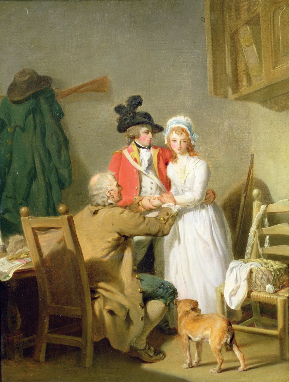 Soldatens återkomst av Francis Wheatley