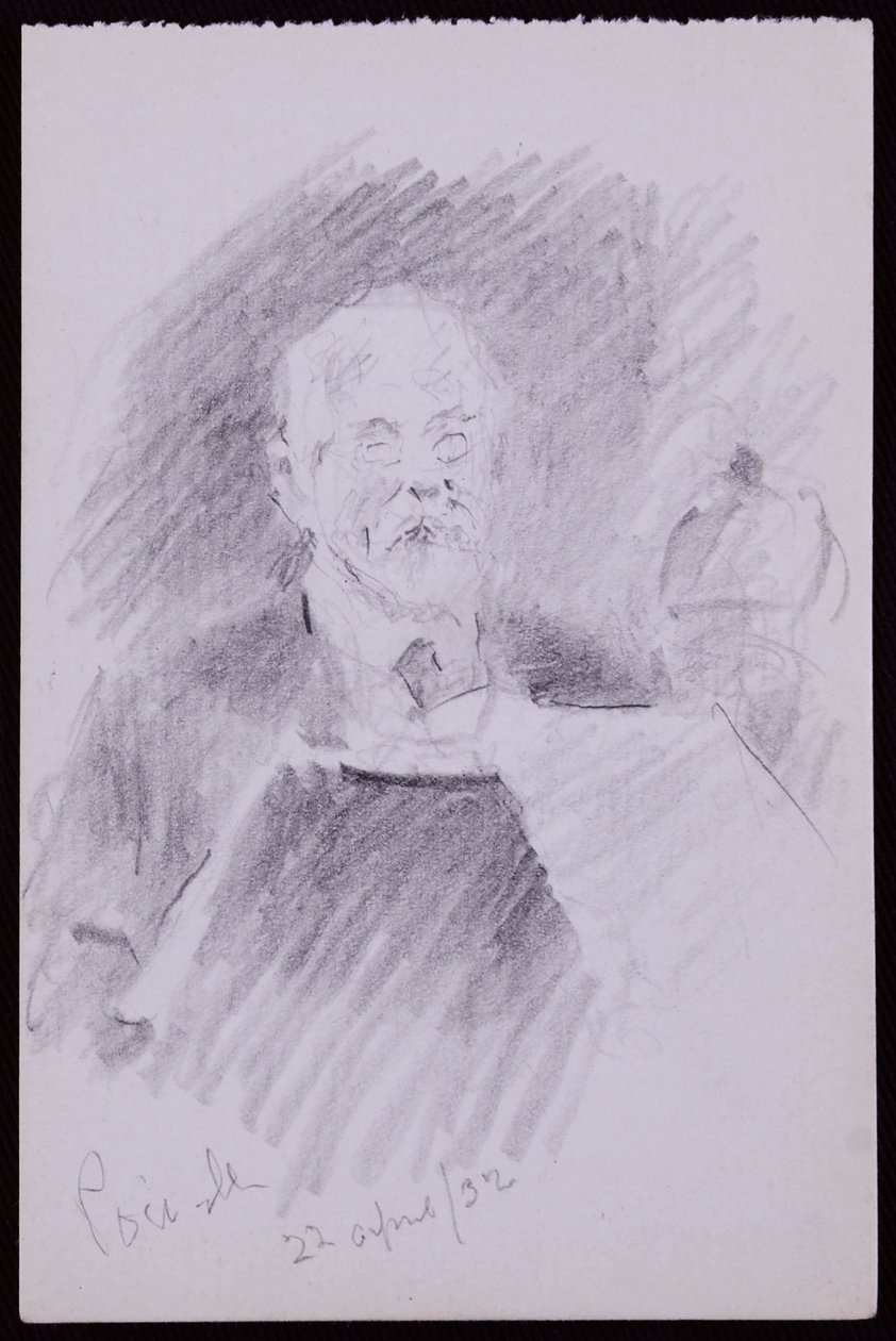 Porträtt av Alfred Powell av Francis Wilfred Lawson
