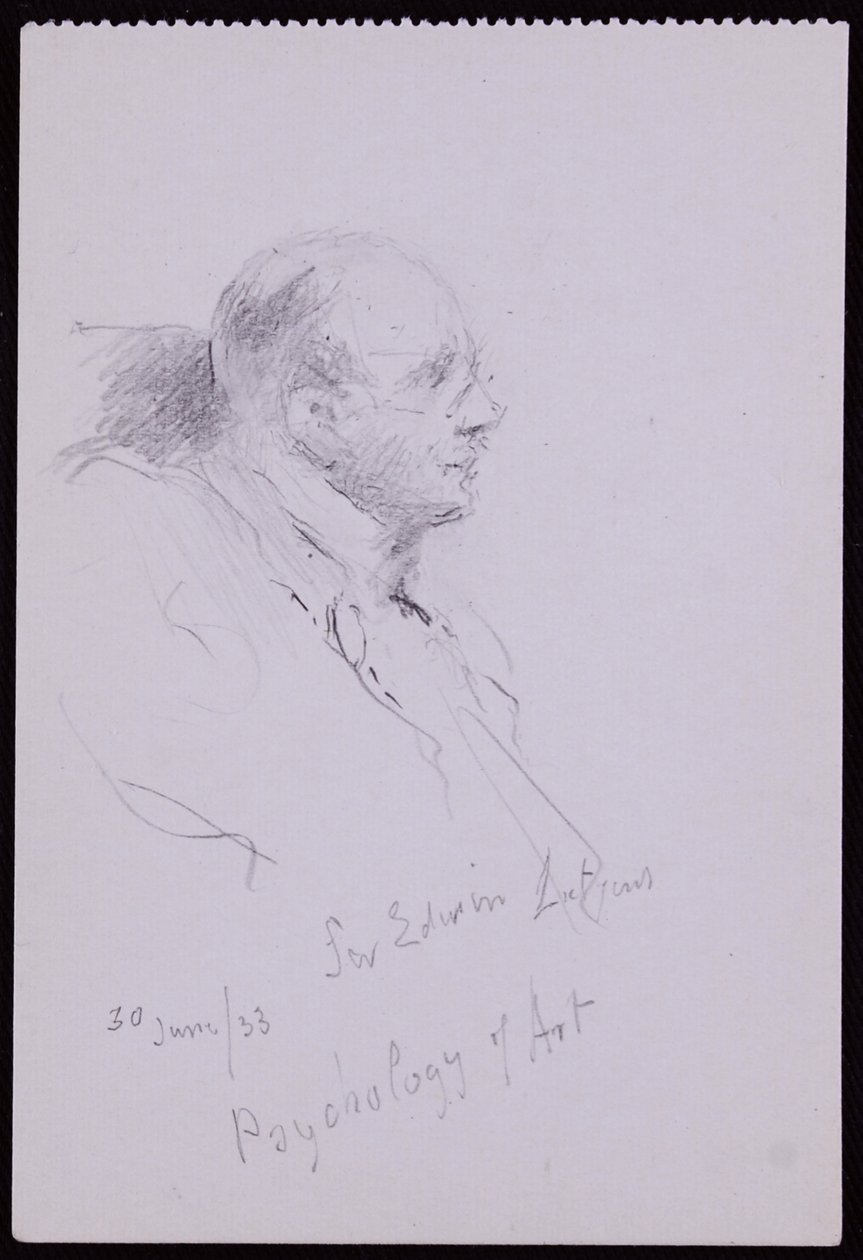 Porträtt av Edwin Lutyens av Francis Wilfred Lawson