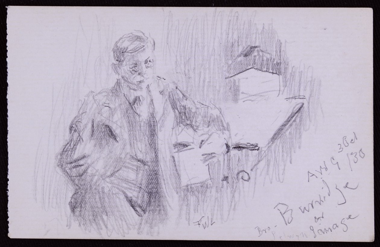Porträtt av FV Burridge av Francis Wilfred Lawson