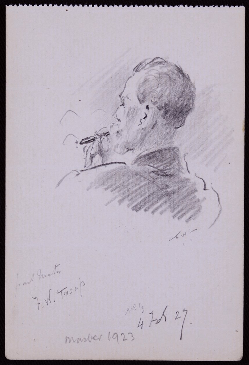 Porträtt av Francis Troup av Francis Wilfred Lawson