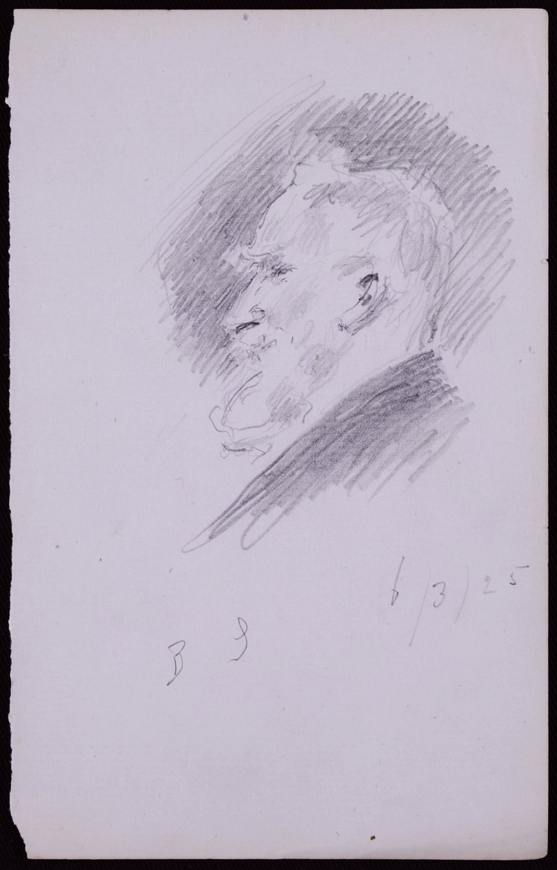 Porträtt av George Bernard Shaw av Francis Wilfred Lawson
