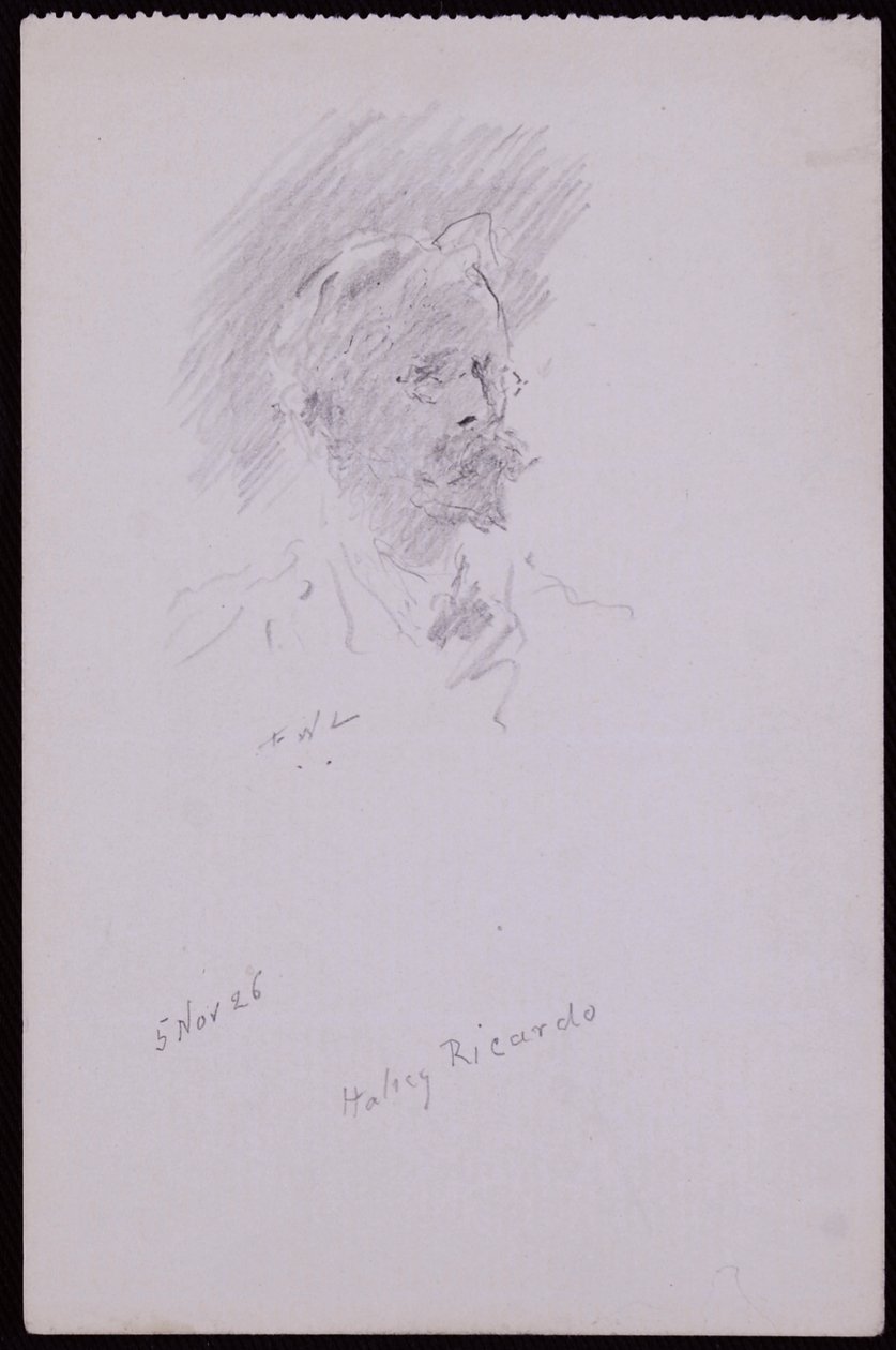 Porträtt av Halsey Ricardo av Francis Wilfred Lawson