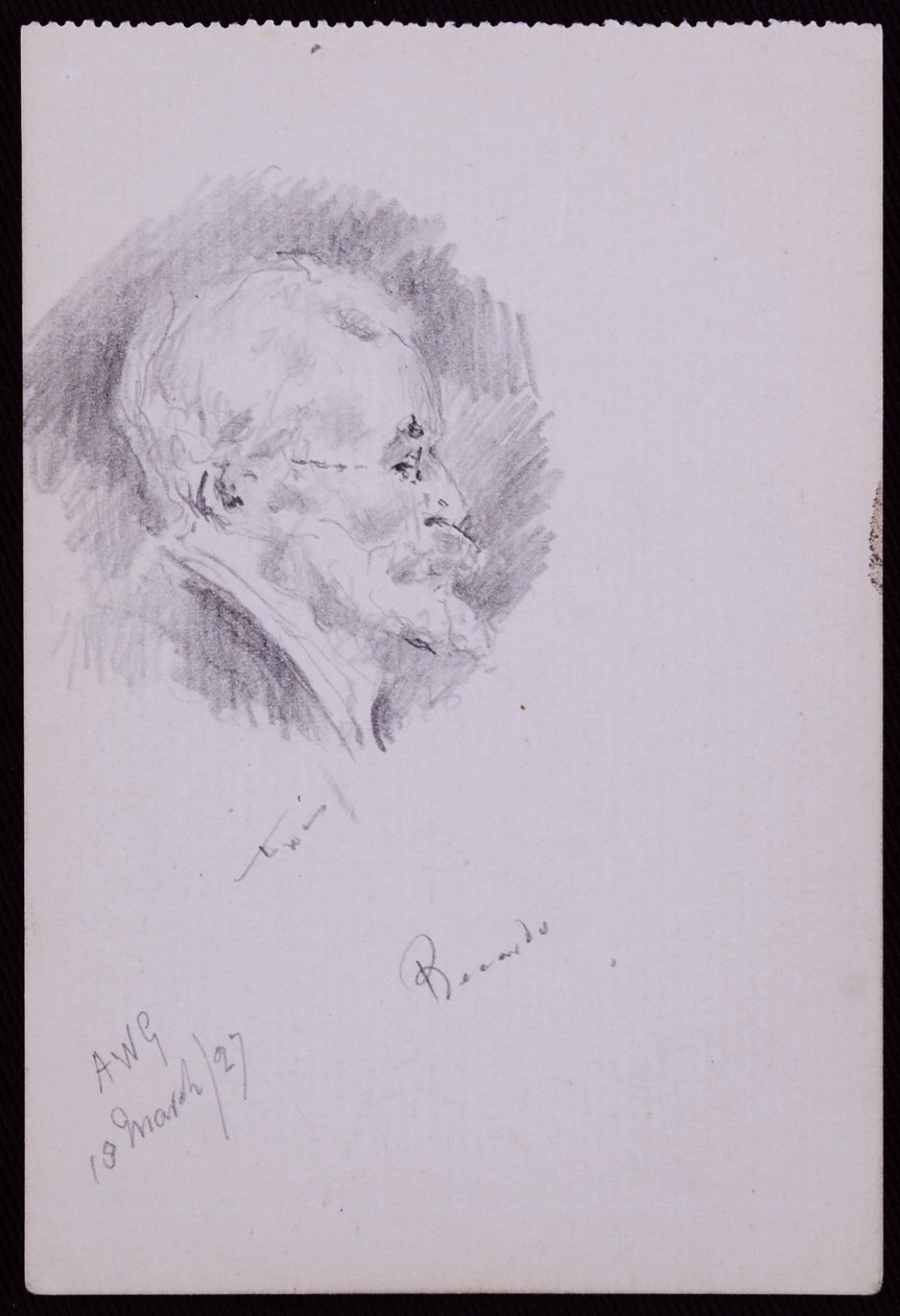 Porträtt av Halsey Ricardo av Francis Wilfred Lawson