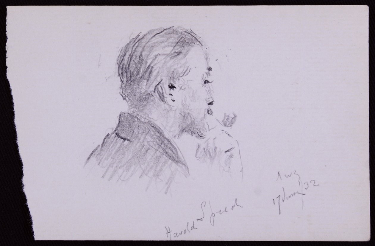 Porträtt av Harold Speed av Francis Wilfred Lawson