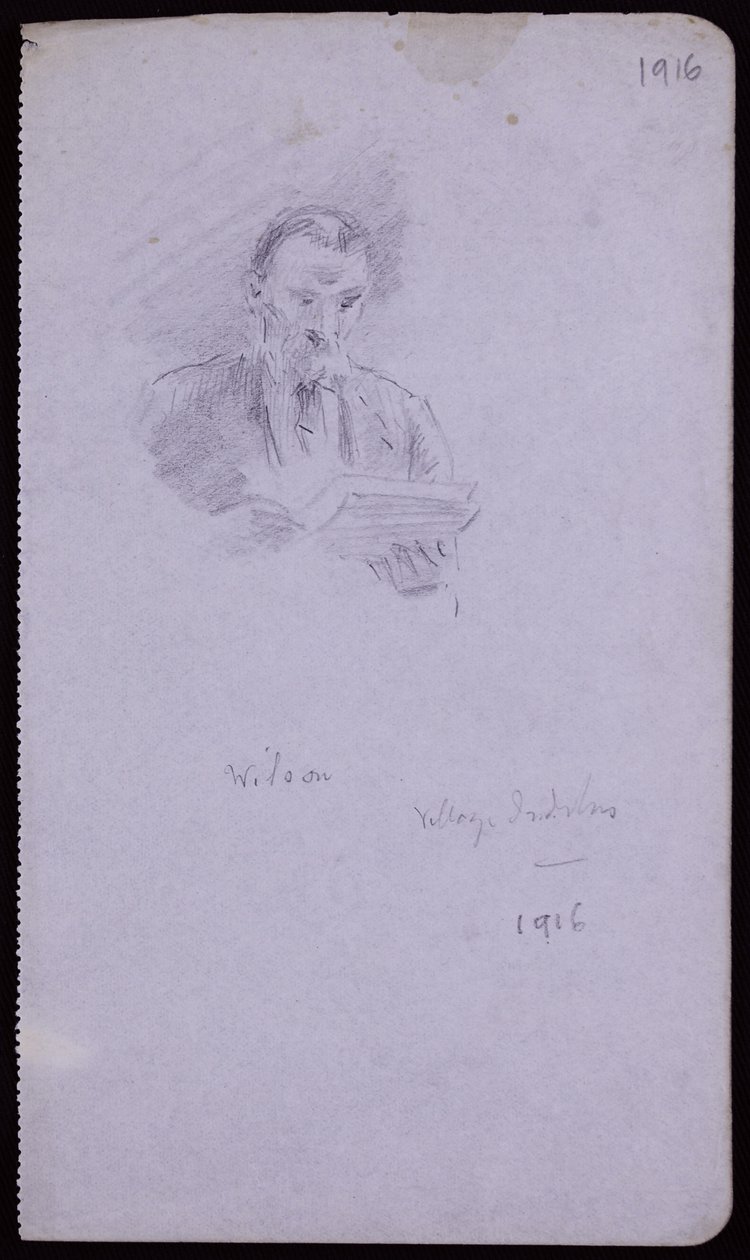 Porträtt av Henry Wilson av Francis Wilfred Lawson