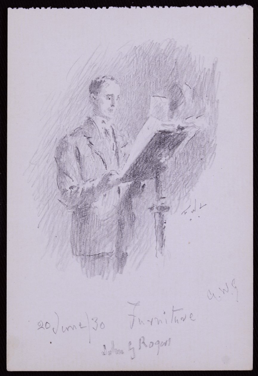 Porträtt av John G Rogers av Francis Wilfred Lawson