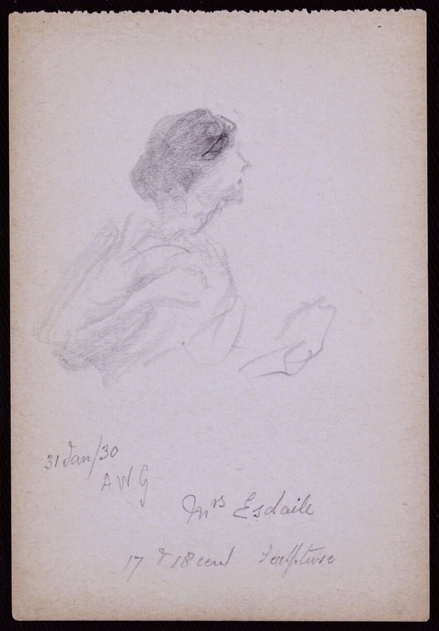 Porträtt av fru Arundel Esdaile av Francis Wilfred Lawson