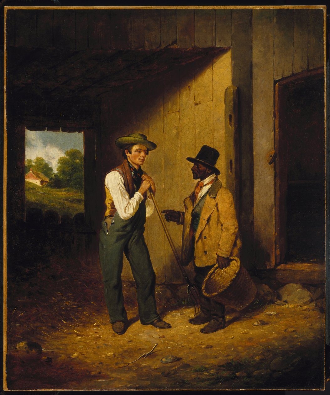 Bara prat och inget arbete av Francis William Edmonds