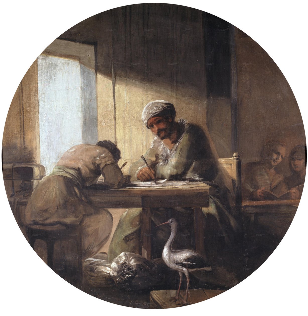  	  El Comercio. Óleo sobre lienzo. Madrid, Museo del Prado. av Francisco de Goya