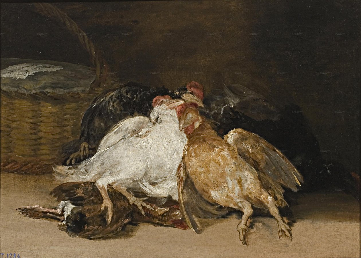 Aves muertas av Francisco de Goya