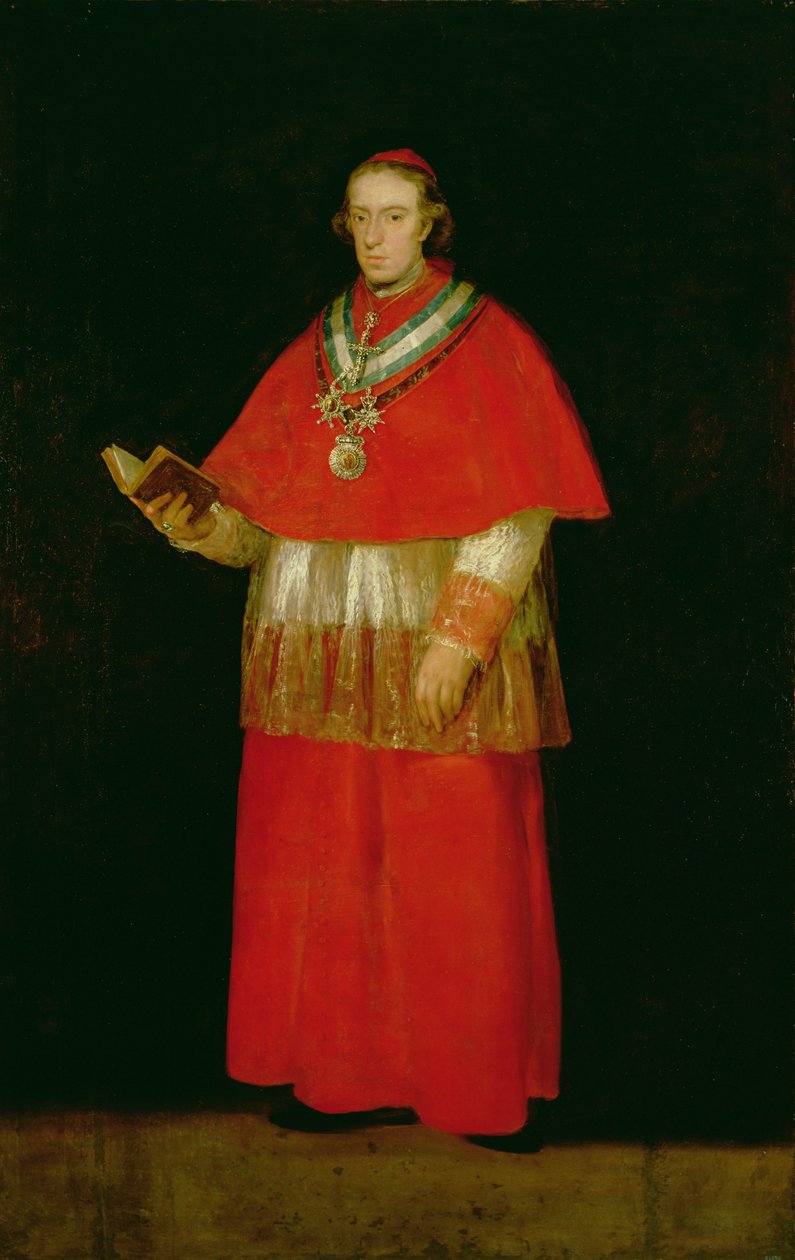 Kardinal Don Luis de Bourbon (1777-1823) ca 1800 av Francisco de Goya