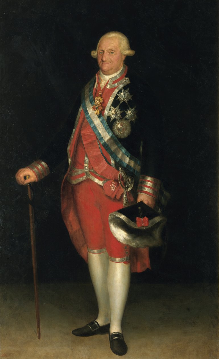 Carlos IV, rey de España  av Francisco de Goya
