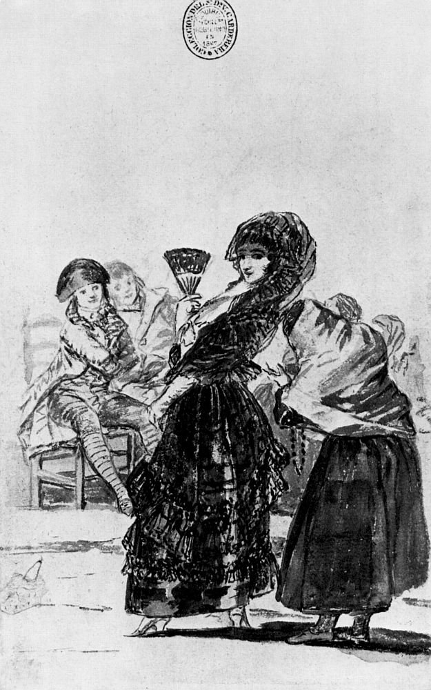 Dibujo av Francisco de Goya
