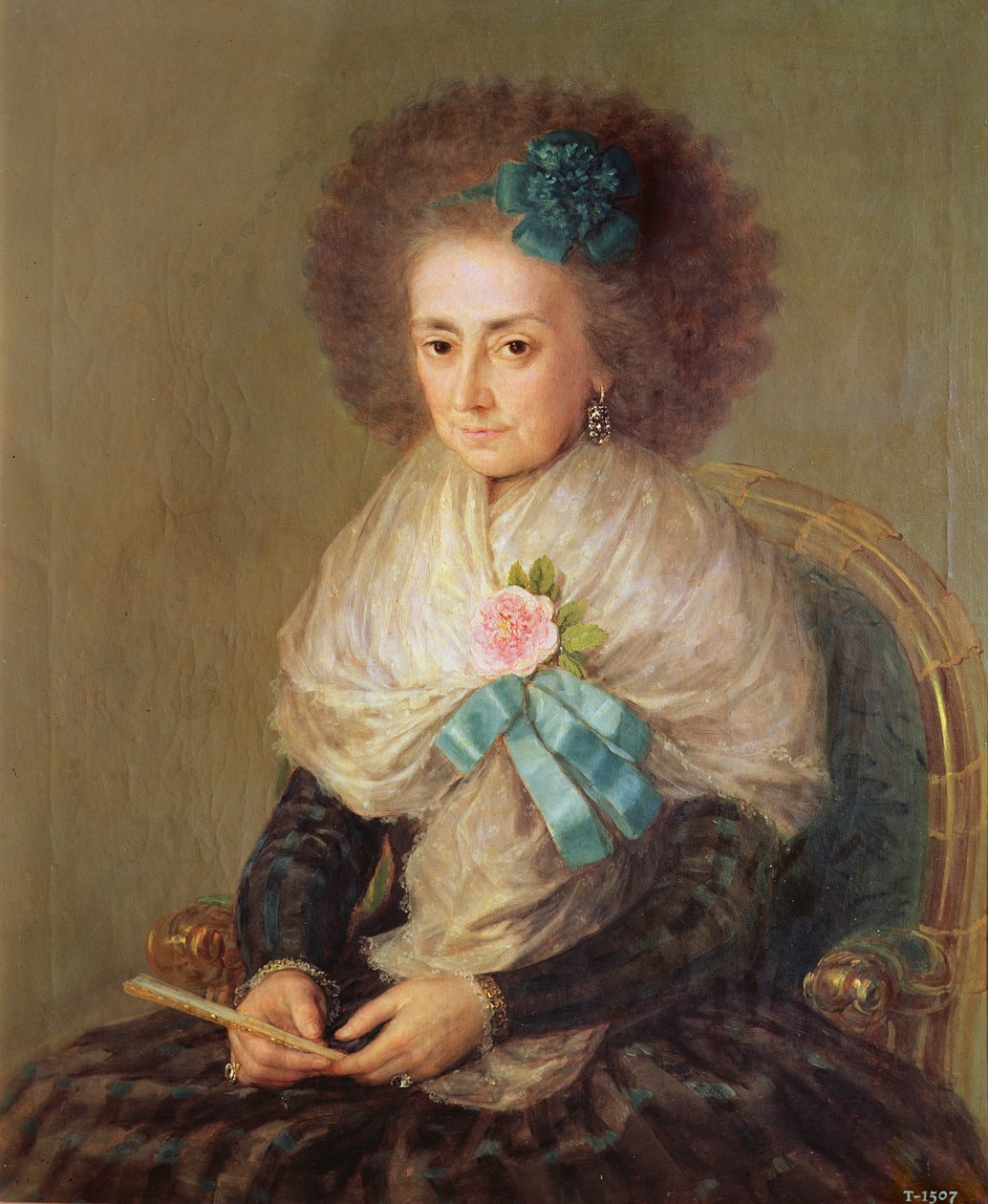 Dona Maria Antonia Gonzaga (1735-1801) markisin av Villafranca av Francisco de Goya