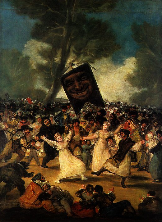 El entierro de la sardina  av Francisco de Goya