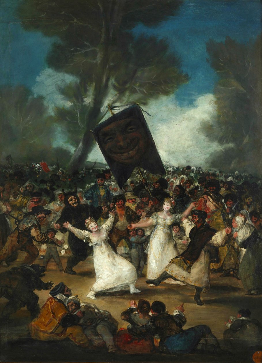 Entierro de la Sardina  av Francisco de Goya
