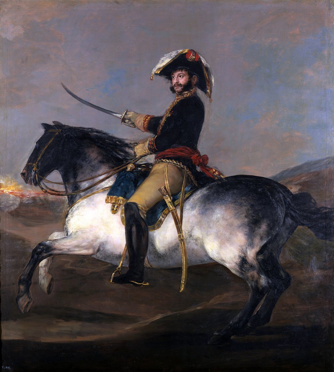 General José de Palafox on Horseback av Francisco de Goya