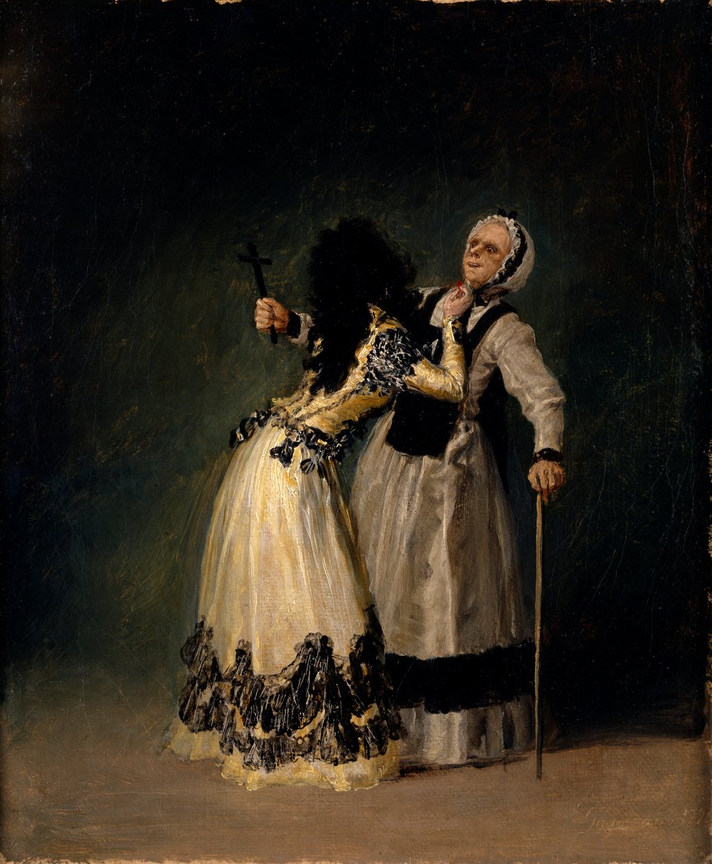 La duquesa de Alba y la Beata av Francisco de Goya