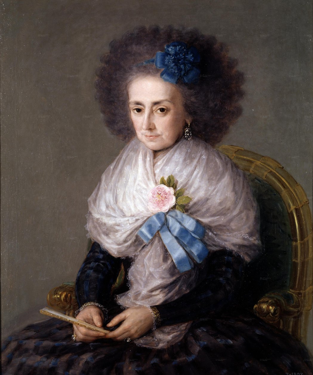 La marquesa viuda de Villafranca av Francisco de Goya