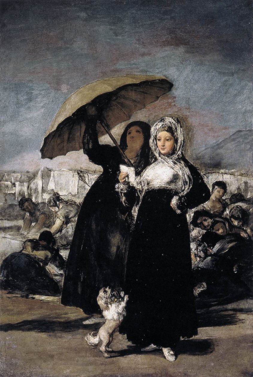Les Jeunes or the Young Ones av Francisco de Goya