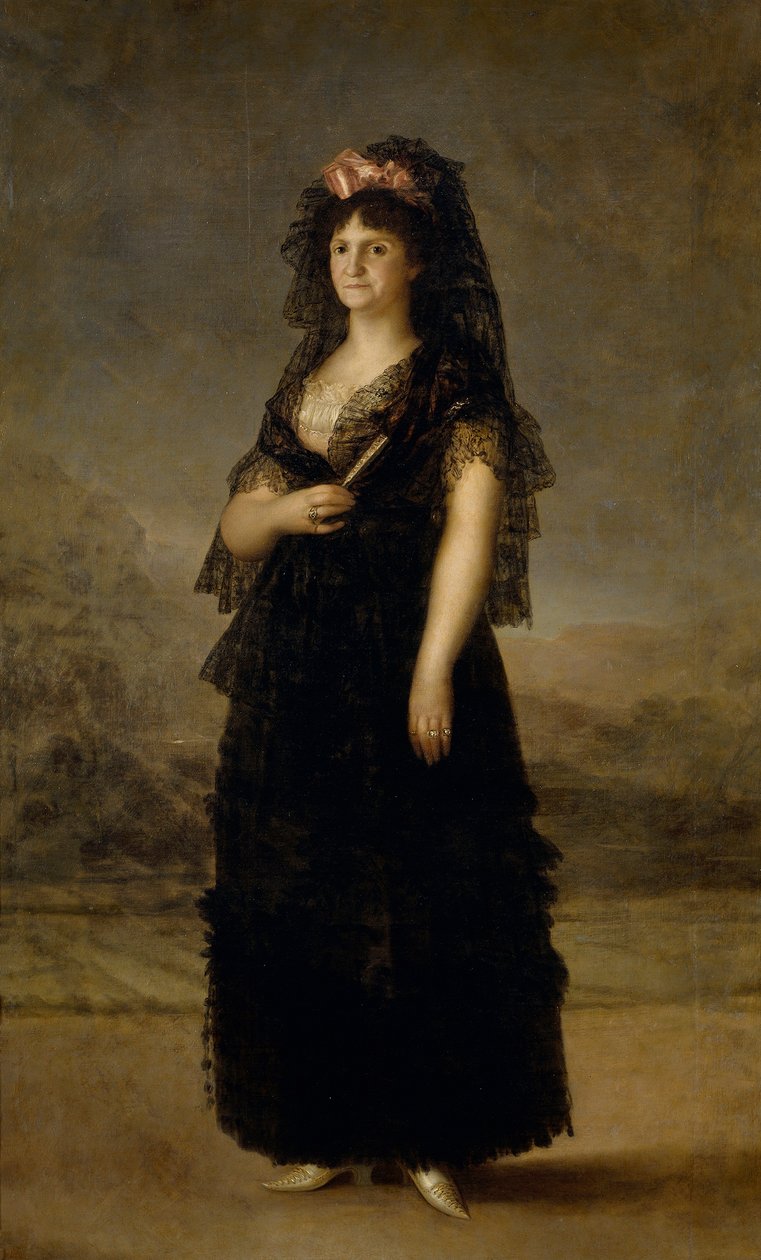 María Luisa de Borbón-Parma  av Francisco de Goya