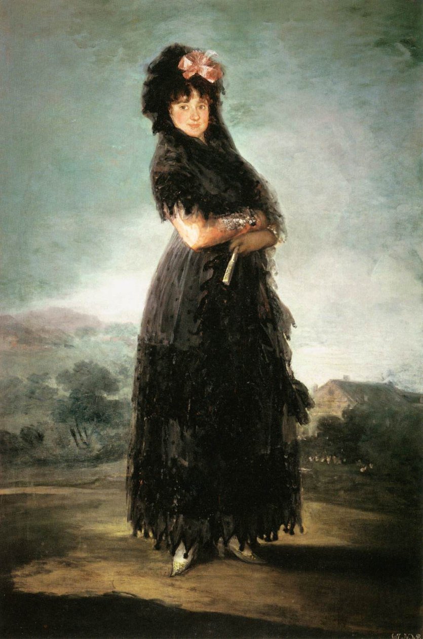 Mariana Waldstein, Ninth Marquesa de Santa Cruz av Francisco de Goya