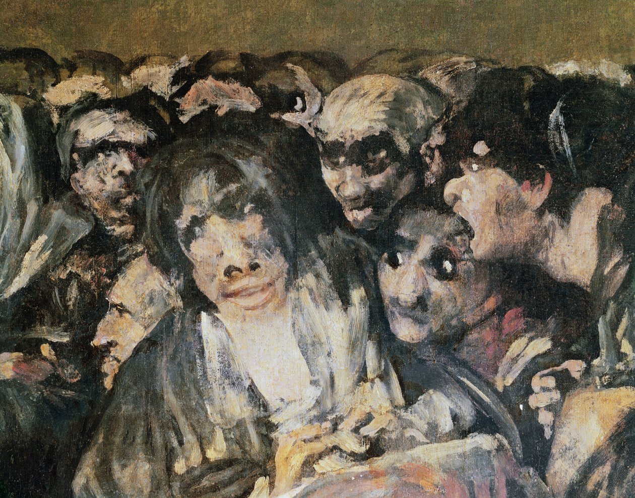 Pilgrimsfärd till San Isidro, 1821 (detalj av 38639) av Francisco de Goya