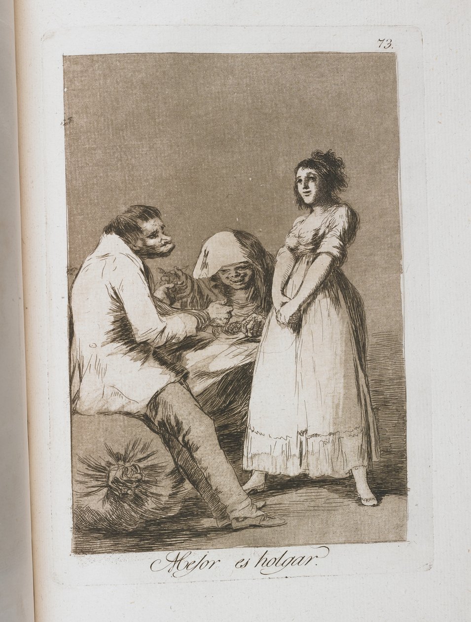 Tallrik från Los Caprichos, 1797-1798 av Francisco de Goya