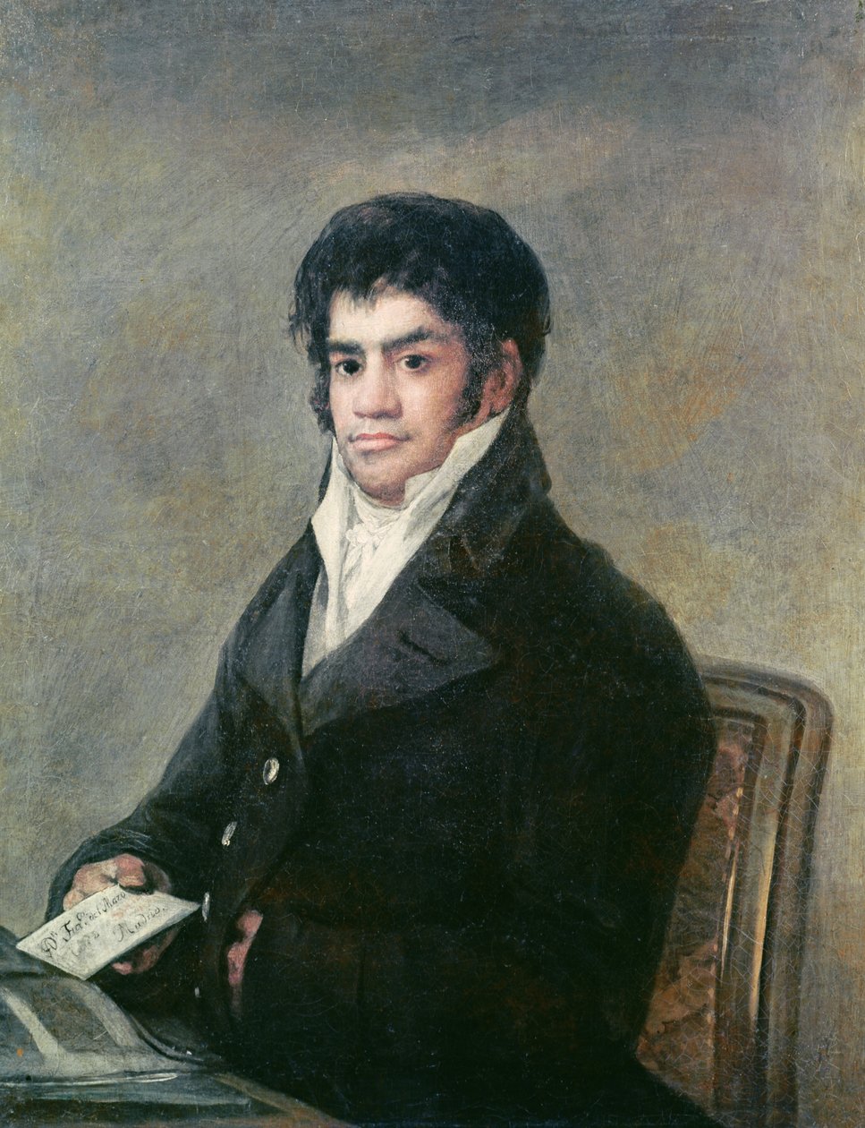 Porträtt av Don Francisco del Mazo, ca 1815 av Francisco de Goya