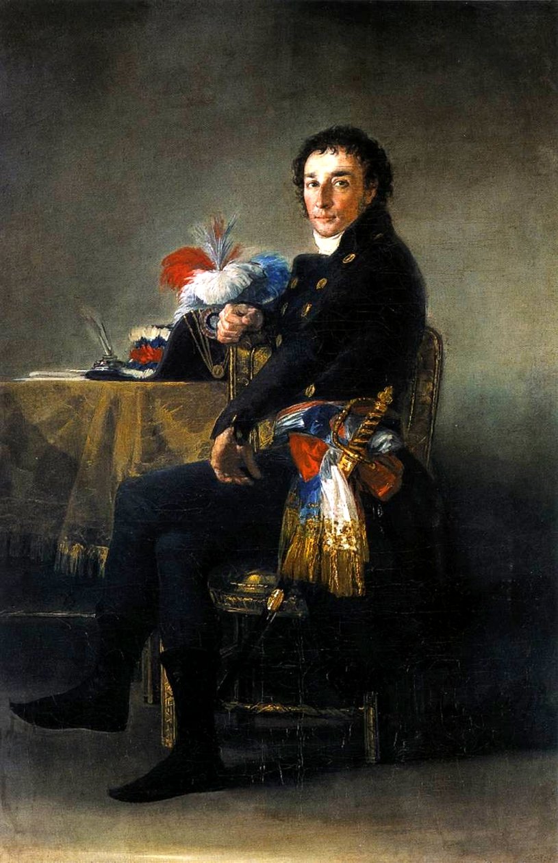 Portrait of Ferdinand Guillemardet  av Francisco de Goya