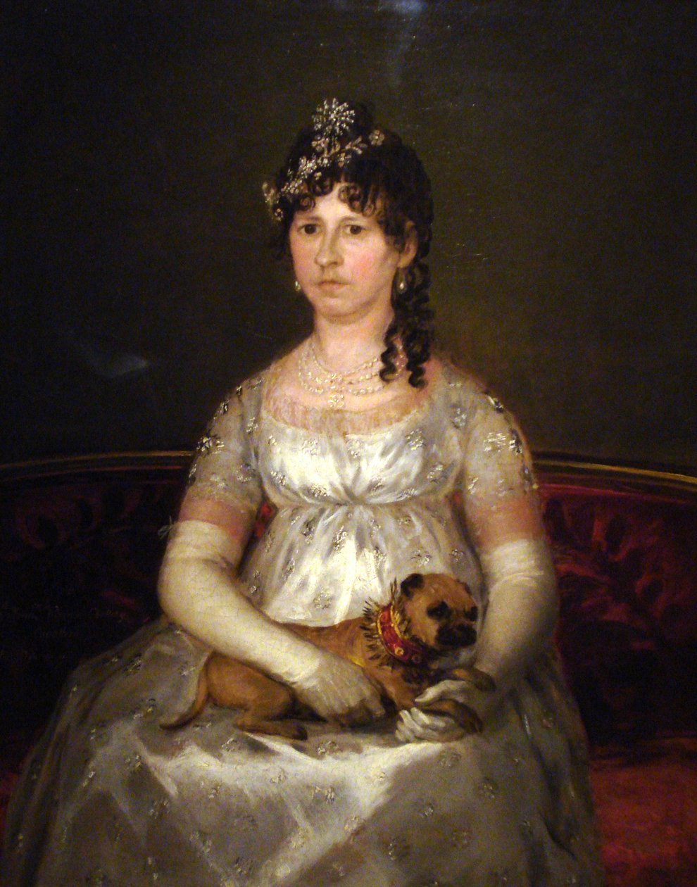 Portrait of Francisca Vicenta Chollet y Caballero av Francisco de Goya