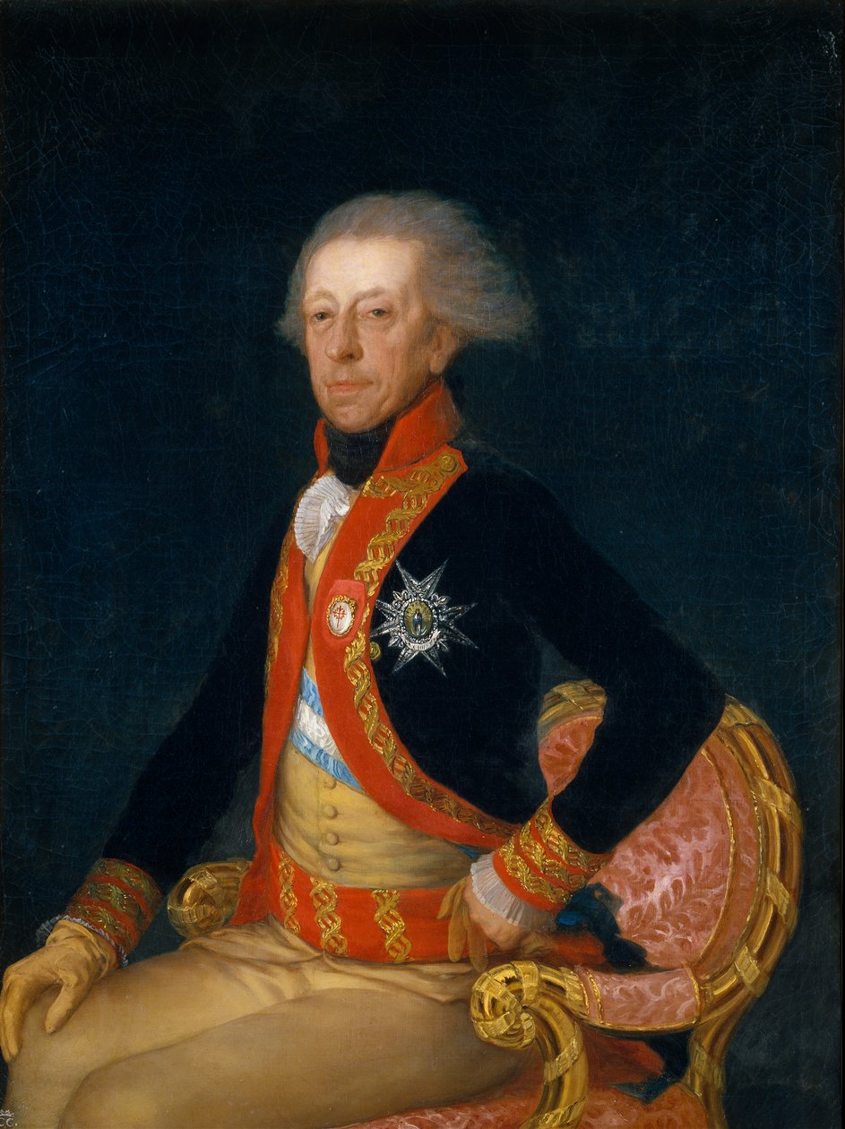 Portrait of General Antonio Ricardos av Francisco de Goya