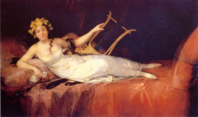 Portrait of Joaquina Téllez-Girón av Francisco de Goya