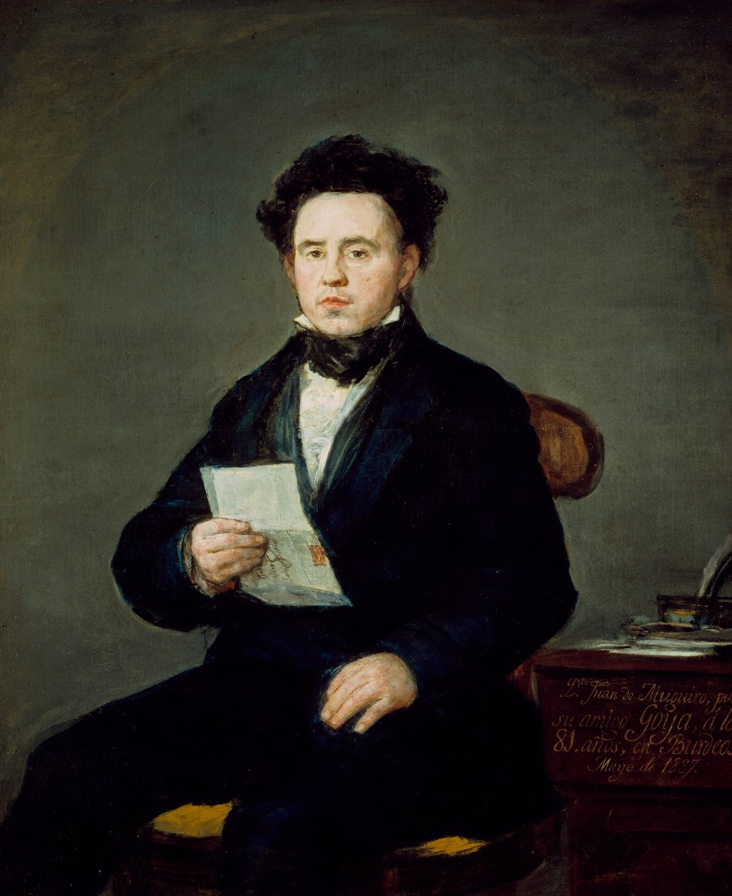 Portrait of Juan Bautista de Muguiro av Francisco de Goya