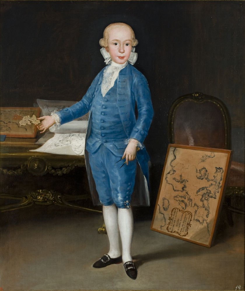 Portrait of Luis María de Borbón y Vallabriga av Francisco de Goya