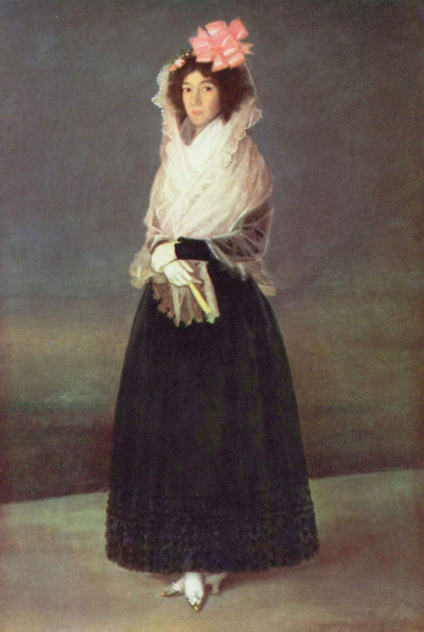 Portrait of María Rita de Barrenechea y Morante av Francisco de Goya